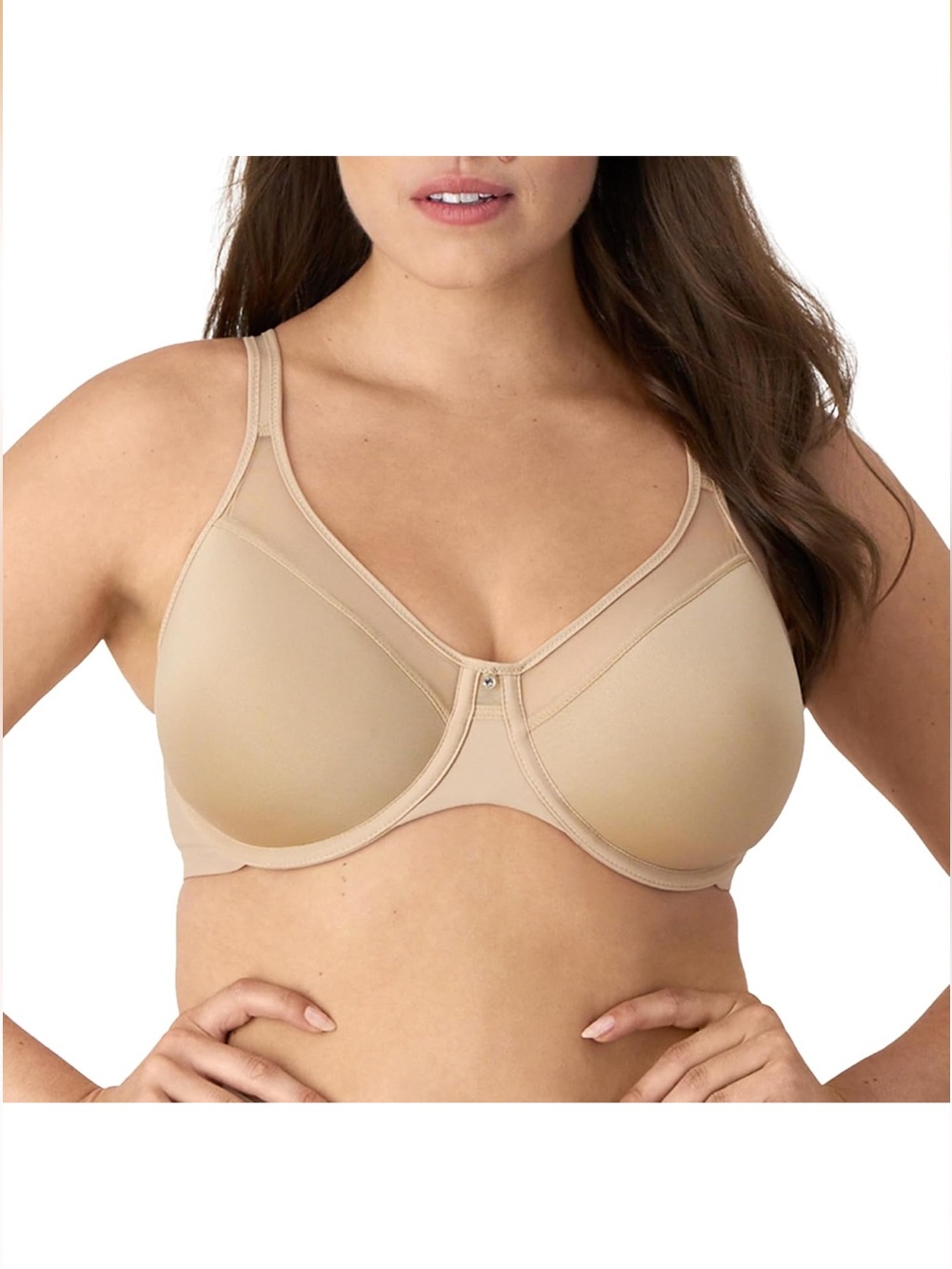 Bali Everyday Seamless Underwire Bra Convertible Straps Ultra Light NWOT 36D